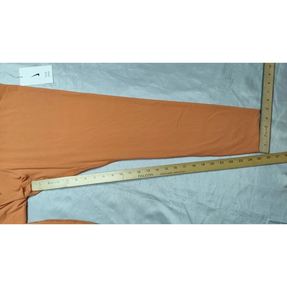 Nike Dri-FIT‎ Women 2XL Healing Orange Yoga Luxe High Rise 7/8 Tights NEW